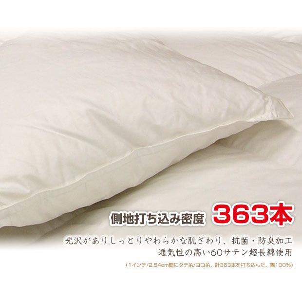羽毛布団 羽毛93％ ハンガリー産 ホワイトグースダウン ロイヤル 