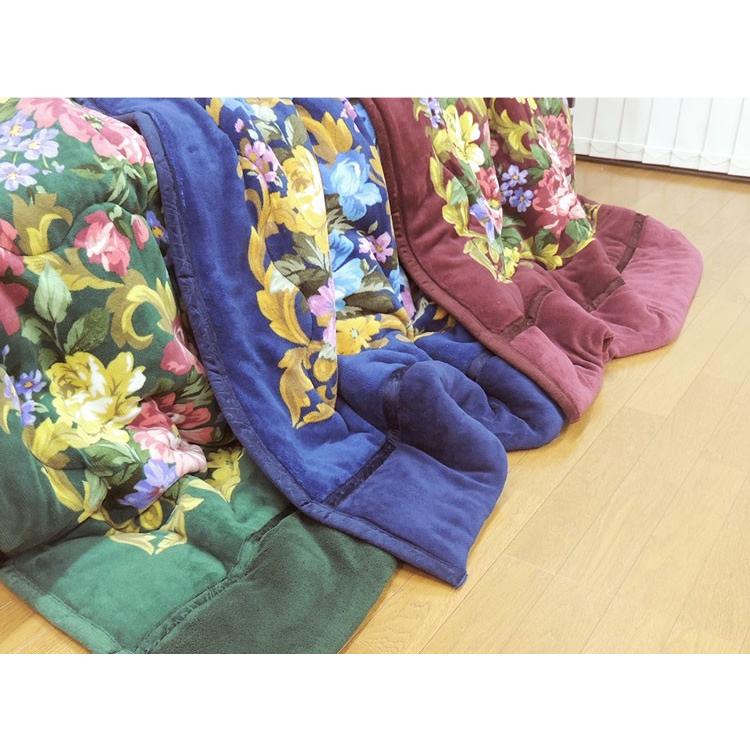 マイヤー2枚合わせ毛布 襟付き あったか 厚手 ボリューム 毛布