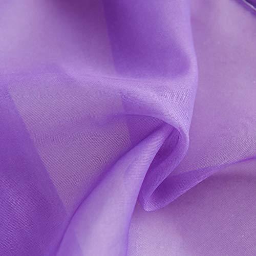 Topfinel レースカーテン 北欧風 UVカット（紫外線） 遮熱 グラデーション色 パープル 多彩 幅100ｘ丈178cm 2枚組（全7サイズ5色｜ryouhinhonpo-2｜06