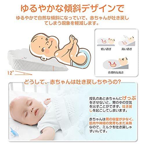 割引クーポン 汗とり 嘔吐を通気 吐き戻し防止ベビーまくら 斜面枕 赤ちゃん ベビー枕 Tolucks 授乳クッション 快 洗える 新生児 傾斜 低反発 寝返り防止 ベビーベッド Www Naprehab Com
