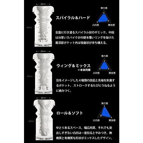 トライファン ブラックホール ストロークカップ コンプリートセット(本体 + インナーツール２種)｜ryouhinhonpo-2｜05