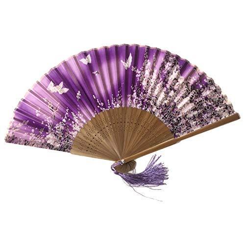 中国扇子 扇子 扇子袋 扇 和風 和装 高級シルク 正絹 綺麗 花 花柄 蝶 梅 桜 おしゃれ 上品 華やか 防暑 暑さ対策 中国雑貨 民芸品 レディ Vi52wkqrj1 日本舞踊 Yummums Hu