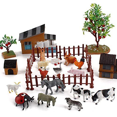 Jojofuny 動物フィギュア 農場動物 セット 28個 家畜 リアル 動物模型 ミニチュア 動物モデル 情景コレクション 養殖場 農場 インテリア S 良品本舗2号店 通販 Yahoo ショッピング
