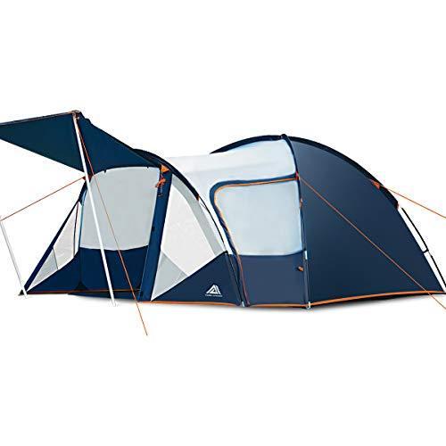 YB20053 :Talent テント 3-4人 二重層 防風防水 耐水圧3000mm 青色 通気性 アウトドア キャンプ用品 家庭用 登山