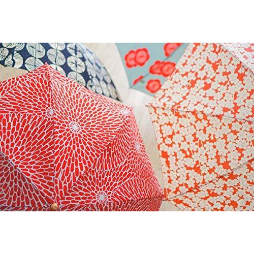 内祝い】 日本製 伊砂文様 折傘 50cm 晴雨兼用 レディース 2段