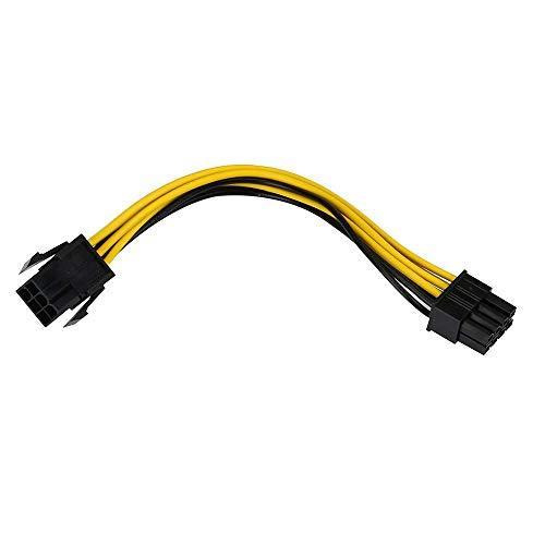オーディオファン PCI-E 電源変換ケーブル 補助電源 6pin - 8pin 約20cm 1本|ryouhinhonpo-osaka|04