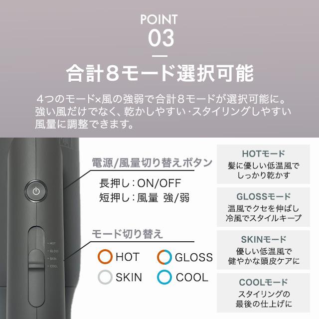 SALONIA サロニア ドライヤー スムースシャイン ヘアドライヤー SALONIA サロニア ドライヤー スムースシャイン ヘアドライヤー