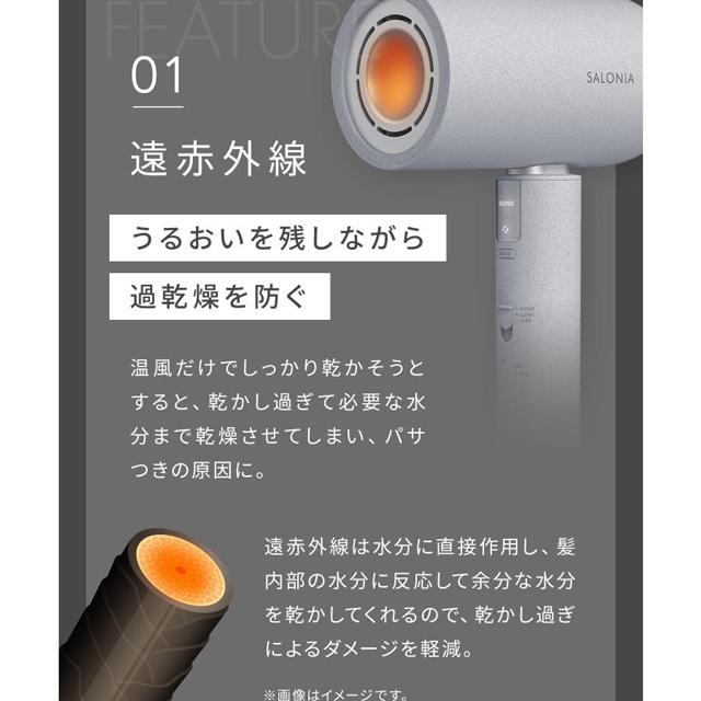 SALONIA サロニア ドライヤー 速乾 ヘアドライヤー 大風量 過熱 SALONIA サロニア ドライヤー 速乾 ヘアドライヤー 大風量 過熱