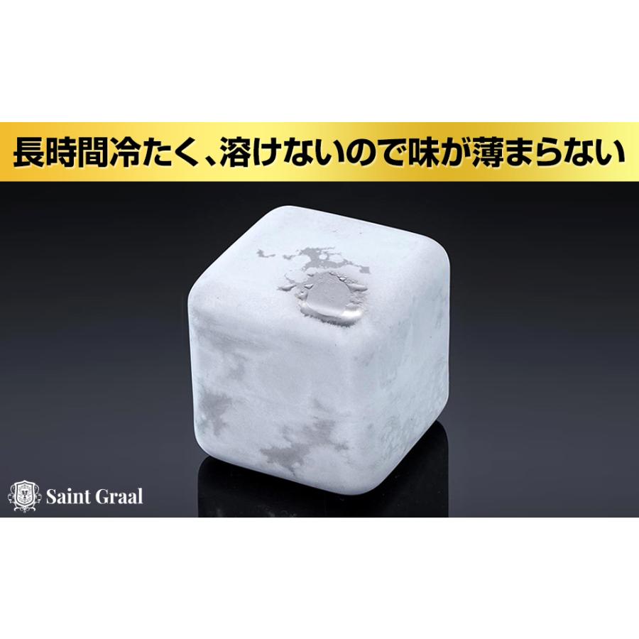 ステンレス タンブラー 350ml ペア アイスキューブ セット 溶け