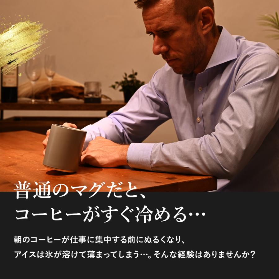 SaintGraal マグカップB タンブラー 真空断熱 蓋付き 保温 保冷