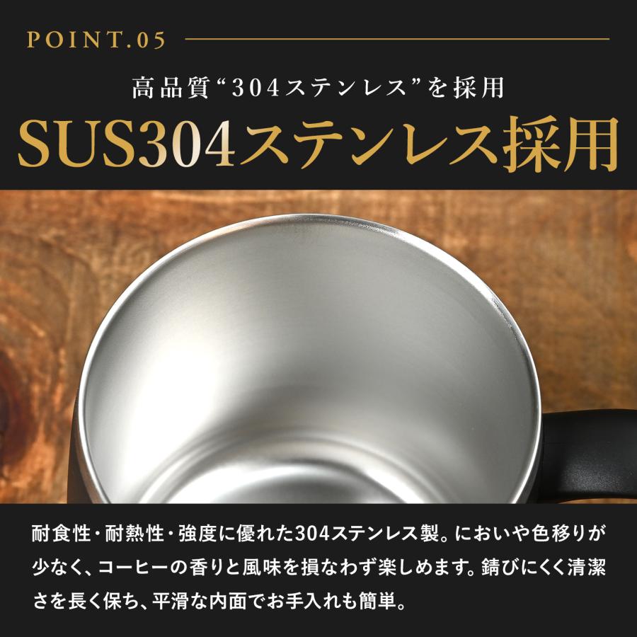 SaintGraal マグカップB タンブラー 真空断熱 蓋付き 保温 保冷