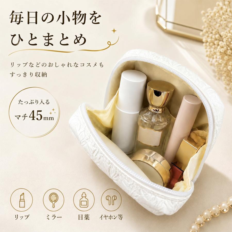 スクエアポーチ 化粧ポーチ メイクポーチ 小物入れ コスメポーチ