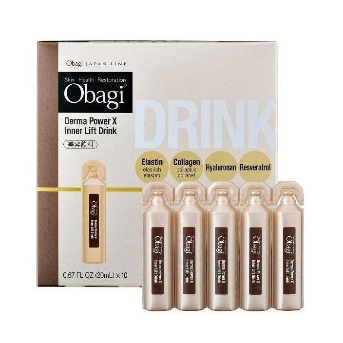 Obagi オバジ ダーマパワーX インナーリフトドリンク 20ml×10本 正規品 美容飲料 賞味期限2020年11月｜ryouhinkobo