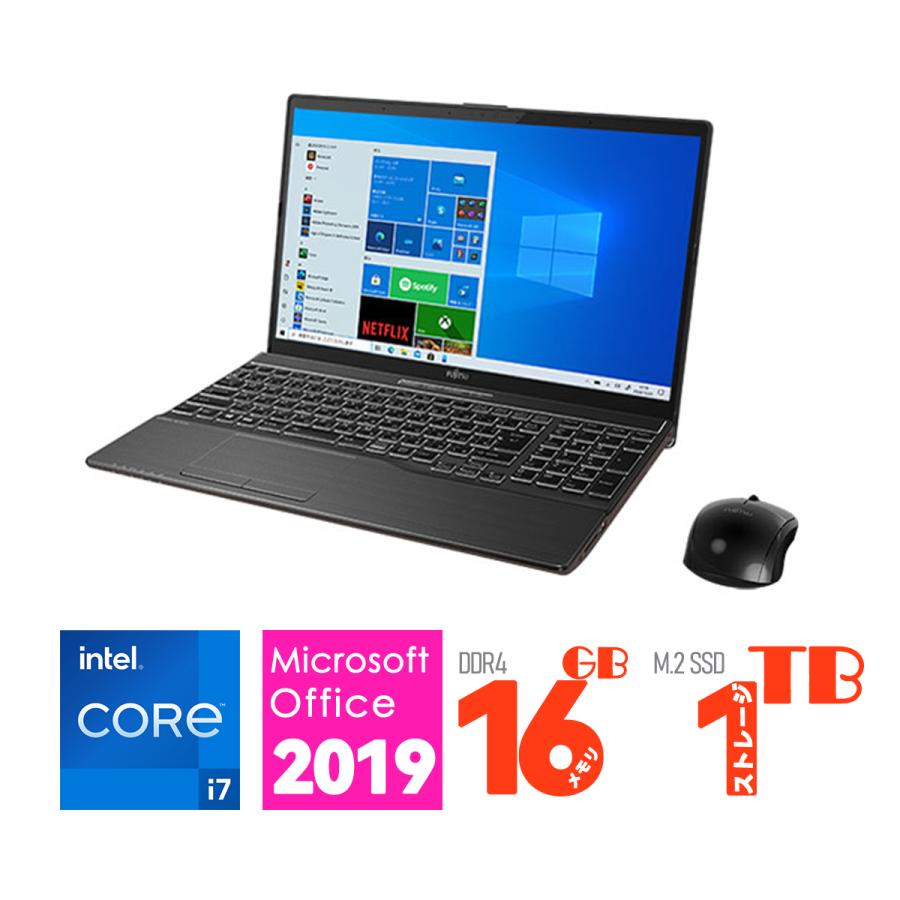 LIFEBOOK AH 富士通 ノートパソコン 15.6型 解像度4K FMV FMVAXF1B