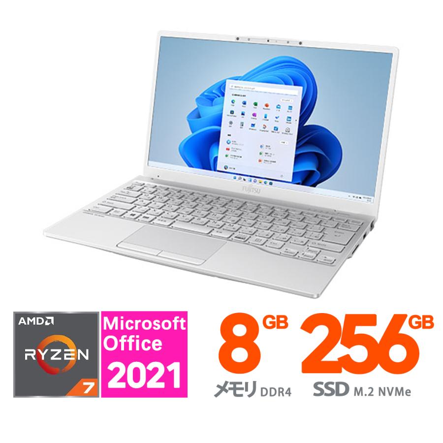 LIFEBOOK UH 富士通 ノートパソコン 13.3 型(インチ) FMV FMVU75F3W 
