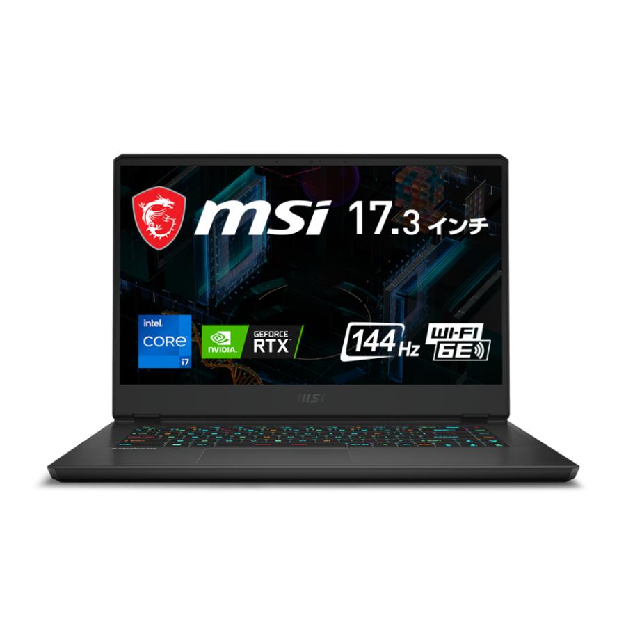 MSI 17.3型 Core i7 メモリ:16GB M.2 SSD:1TB GeForce RTX MSI 17.3型 Core i7 メモリ:16GB M.2 SSD:1TB GeForce RTX