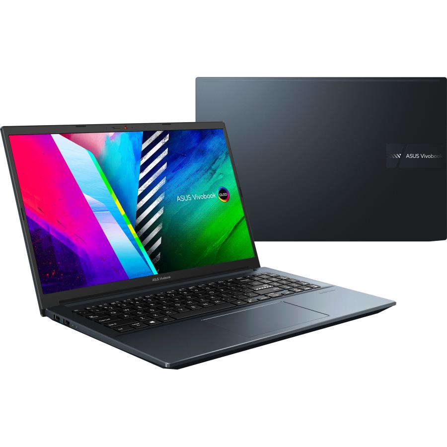 Office2021・Vivobook Pro 15 OLED M3500QA  M3500QA-L1152W・15.6 型・AMD Ryzen 9・8GB メモリ・512GB SSD・Webカメラ・Wi-Fi 6対応・クワイエットブルー｜ryouhinkobo｜02