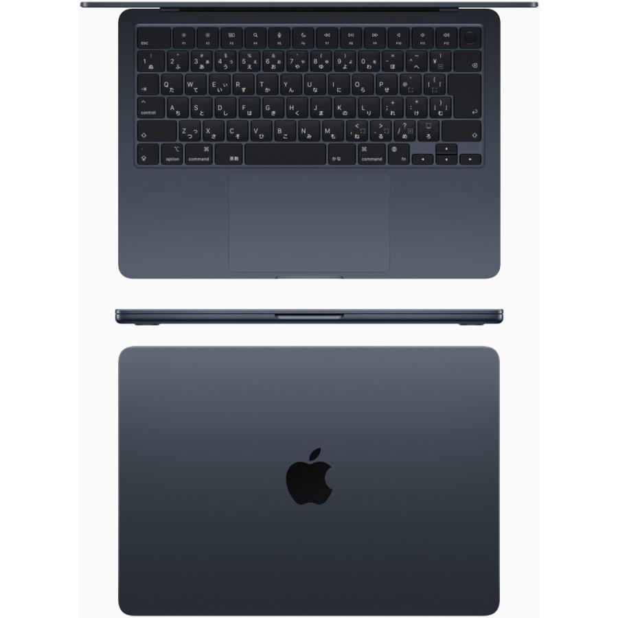 即納・新品・MacBook Air・13.6インチ・Liquid Retina・MLY33J/A・Apple M2・256GB SSD・8GB  メモリ・1080p HDカメラ・P3の広色域・ミッドナイト