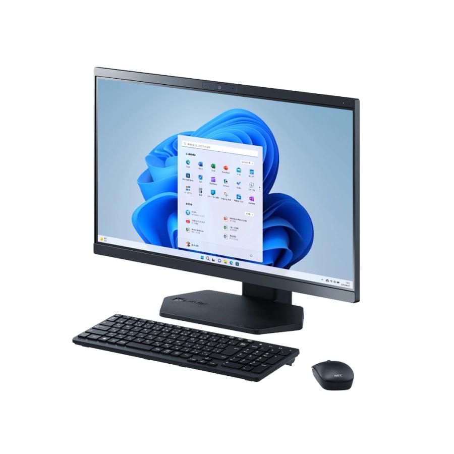 NEC 23.8型 LAVIE A23 AMD Ryzen 7 メモリ：16GB SSD：512GB デスクトップパソコン,PC Windows 11 Home 64bit Wi-Fi 6 1GbE LAN DVD Webカメラ 再生品新品同様の画像