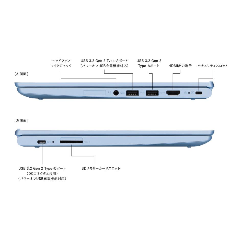 1ヶ月使用 美品NEC LAVIE PC-N135CHAM 2023年 NEC LAVIE N13 N135C/HAM PC-N135CHAM [メタリックライトブルー