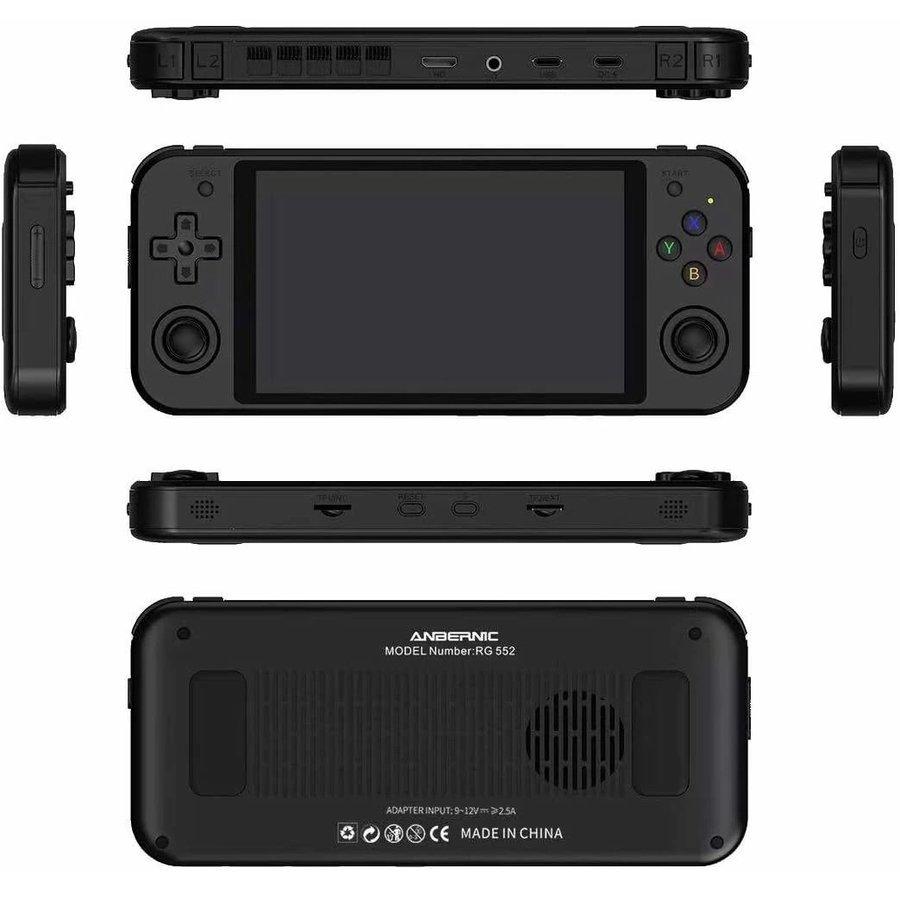 56 以上節約 Anbernic Rg552 ポータブルゲーム機 家庭用ミニテレビゲーム機 レトロアーケードゲームプレーヤー Rk3399 Linux Android 16gb Black 送料無料 Discoversvg Com