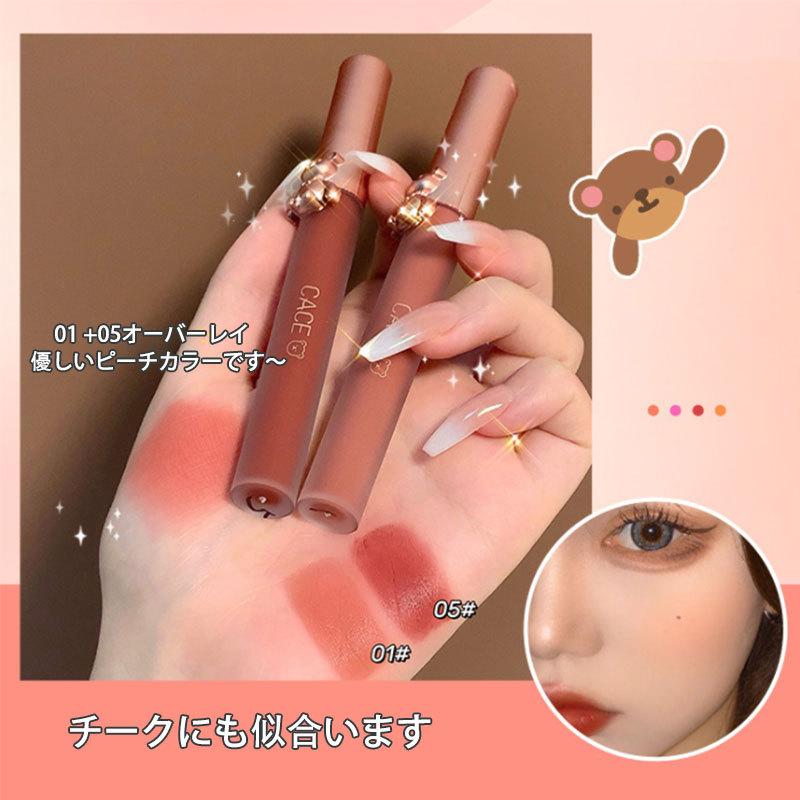 新発売 Sns話題沸騰 落ちない発色が可愛いリップ リップグロス マット口紅 リップティント Aynaelda Com