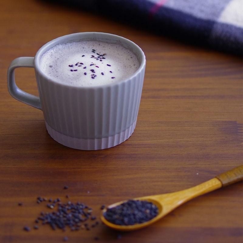 九鬼 黒ごまラテ 150g×1個 無添加 牛乳や豆乳で美味しく 手軽に 一杯で