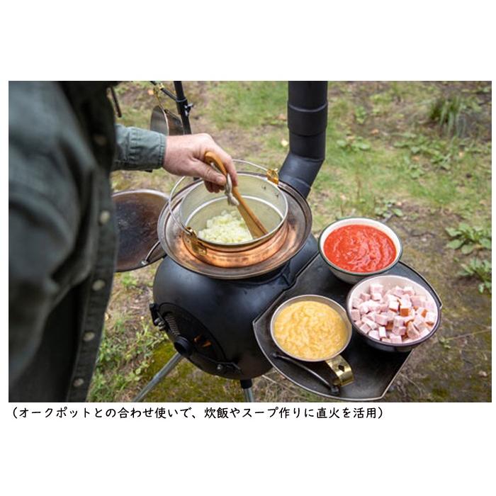 正規品 オージピッグ アクセサリー チャーグリル\u0026ドリップ 78012 直火焼き 焼き料理 野外料理の画像