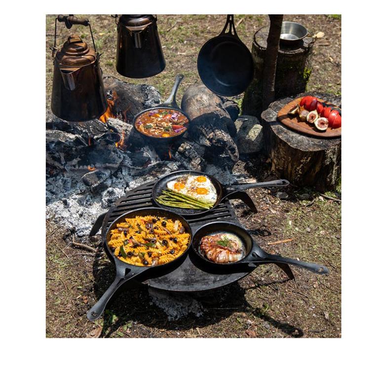 キャンプ調理器具 ライトニングフライパン 21cm ソリッドテクニクス アウトドア FIRESIDE シーズニング キャンプ BBQ 正規品 ソリッドテクニクス ライトニングフライパン 21cm 73121