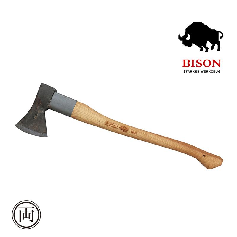 材割り採集用斧　片手斧　④ 取寄せ商品 正規品 BISON ユニバーサルアックス BP18-A4 伐採斧 斧
