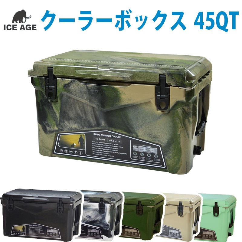 Web限定 Iceage クーラーボックス 45qt 42 6l 脅威の保冷力 ハードクーラー キャンプ アウトドア q 釣り アイスエイジ 大型 送料無料 楽天 Demogate Com