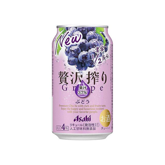 アサヒ　贅沢搾り　ぶどう　350ml　1ケース（24本）｜ryousyunosimaya