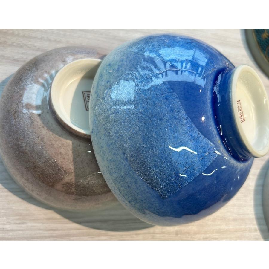 九谷焼ペアご飯茶碗『銀彩』…夫婦茶碗 : 九谷焼工房 良山 - 通販