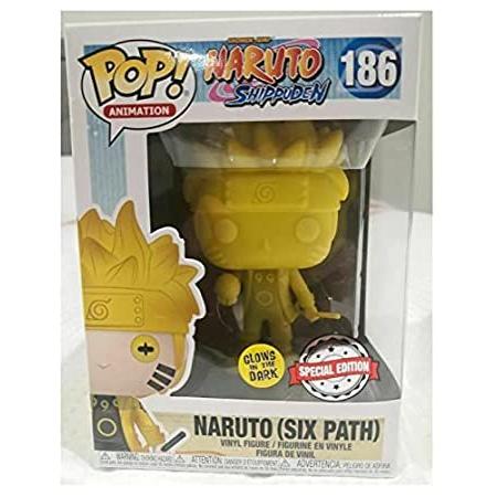 9928円 予約販売品 9928円 アウトレット☆送料無料 Funko Pop 186 Naruto Shippuden Six Path Glow in The Dark GITD Yellow Exclu並行輸入品