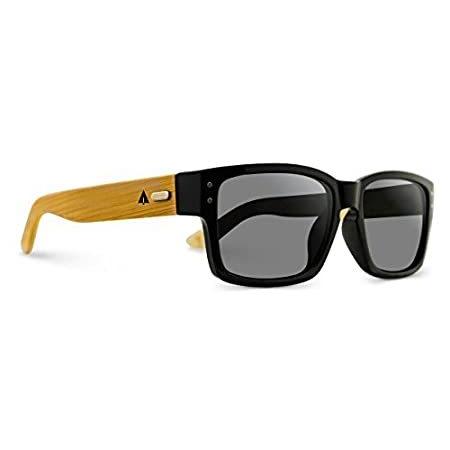 人気No.1 Temples - Sunglasses Frame Wood Stylish Ebony TREEHUT Classic Keyhol並行輸入品 Square スポーツサングラス