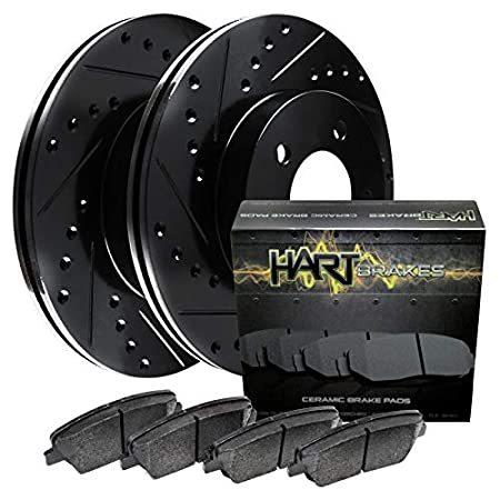 再入荷/予約販売! 美品 Hart Brakes Front Brake Rotors Black Drilled Slotted Ceramic Pads Compatibl並行輸入品 estatedekho.in estatedekho.in