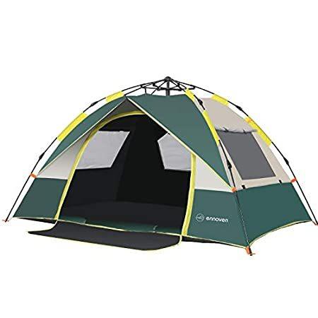 【初売り】 Ennoven Ten並行輸入品 Up Set Instant Person Tent,2/4 Sunscreen Anti-UV Tents- Camping 2ルームテント