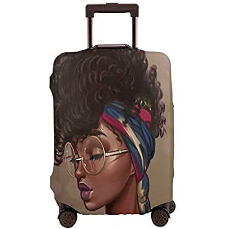 【超特価sale開催！】 Women American African Travel Anti-Scratch並行輸入品 Dustproof Washable Cover Luggage ソフトタイプスーツケース
