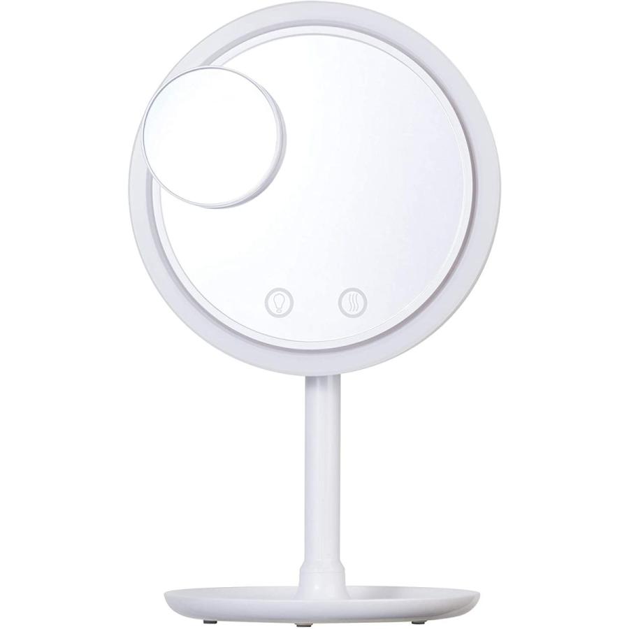 Simple Mind Airy Make Fan Mirror エアリー メイク ファン ミラー 化粧鏡 Smhb 012 ホワイト Supersport Tn
