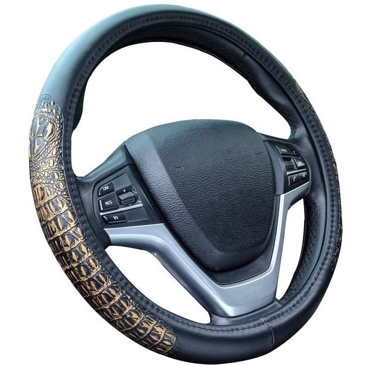 Zatooto ハンドルカバー 軽自動車 Sサイズ グリップ感よし 滑らない 車 かっこいい ステアリングカバー ゴルドーf133 金 Rysストア 通販 Yahoo ショッピング