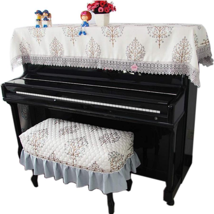ピアノカバー セット アップライト トップカバー 椅子カバー 電子ピアノ カバー レース 北欧 刺繍 カワイ おしゃれ 田園風 厚い 防塵カ Rysストア 通販 Yahoo ショッピング