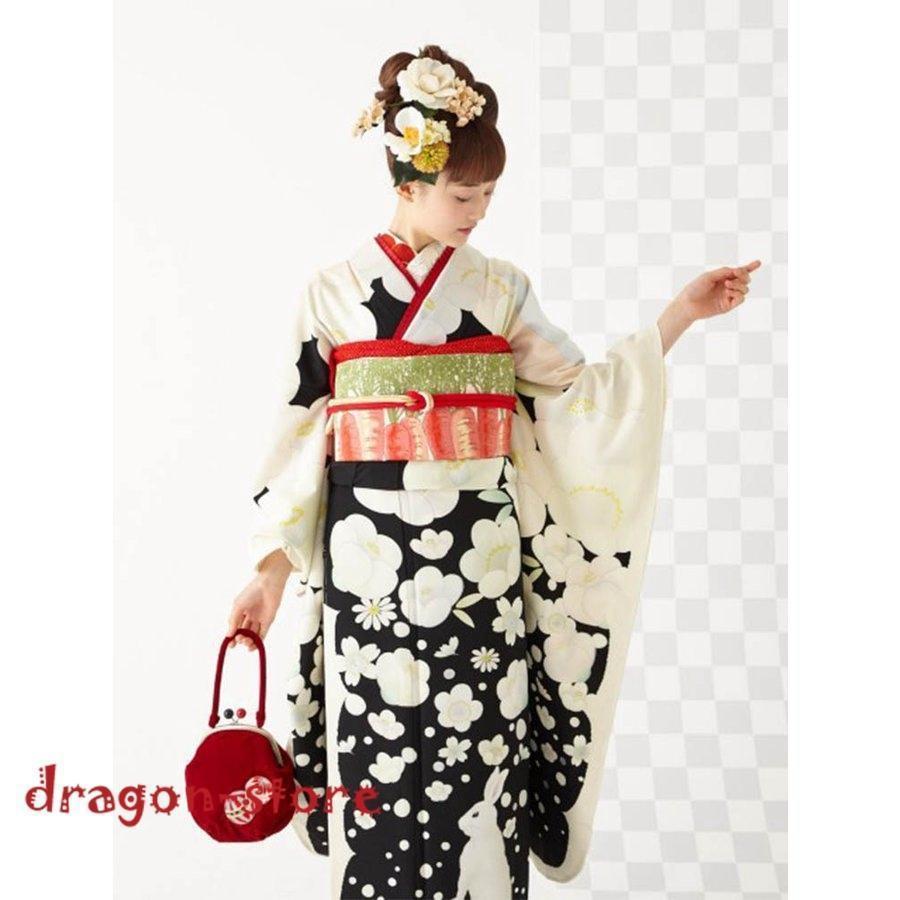 9点セット 和服 振袖 着物 セット 洗える着物 着物セット レディース きもの レディースきもの 街着 お出かけ 夏 花火 髪飾り 花柄 花見_3
