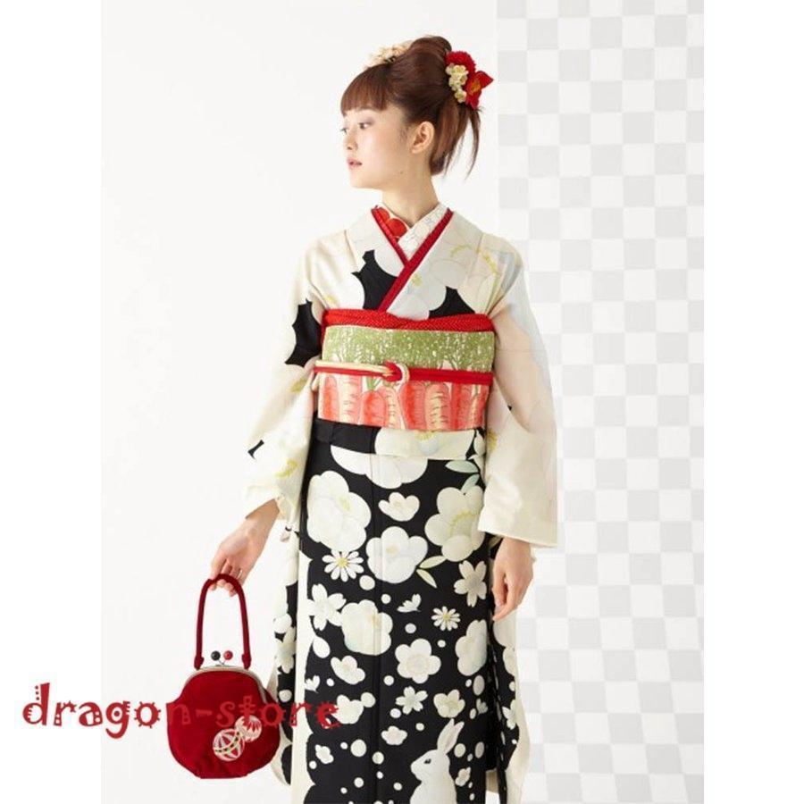 9点セット 和服 振袖 着物 セット 洗える着物 着物セット レディース きもの レディースきもの 街着 お出かけ 夏 花火 髪飾り 花柄 花見_4