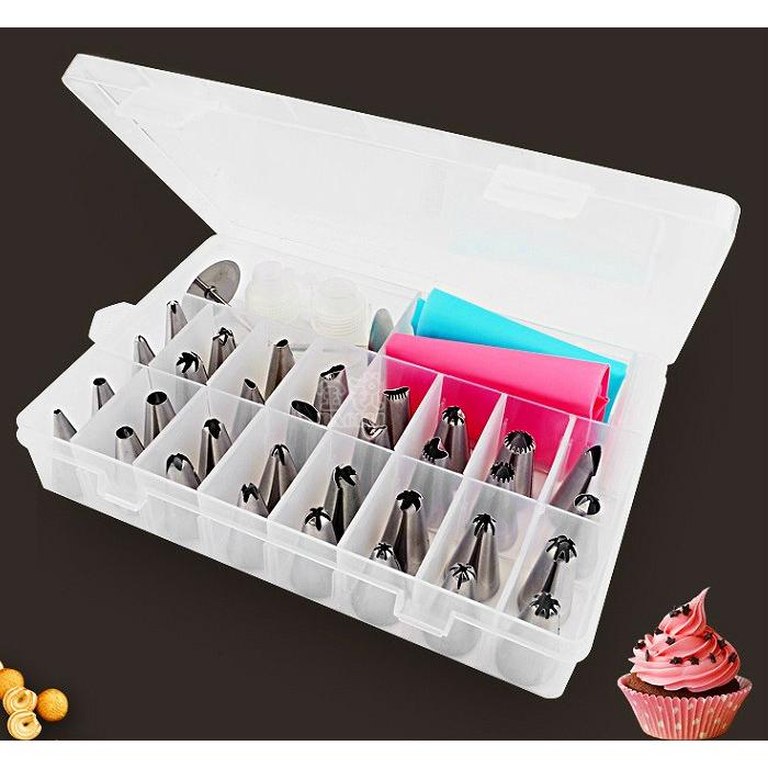シリコン絞袋2点 クリーム 口金 32個 セット 生クリーム ホイップ 口金 セット 製菓 絞り口金 絞り金 細い 太い デコレーション 爆買 |  | 05