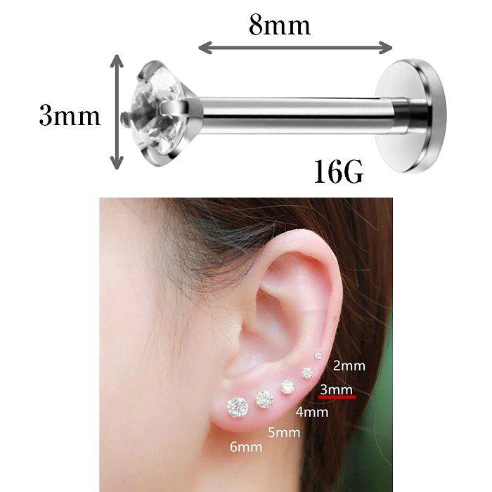 ボディピアス レディース メンズ ピアス つけっぱなし 医療用ステンレス 片耳 16G 金属アレルギー 対応 シンプル 着けっぱなし 小さい 爆買 |  | 06