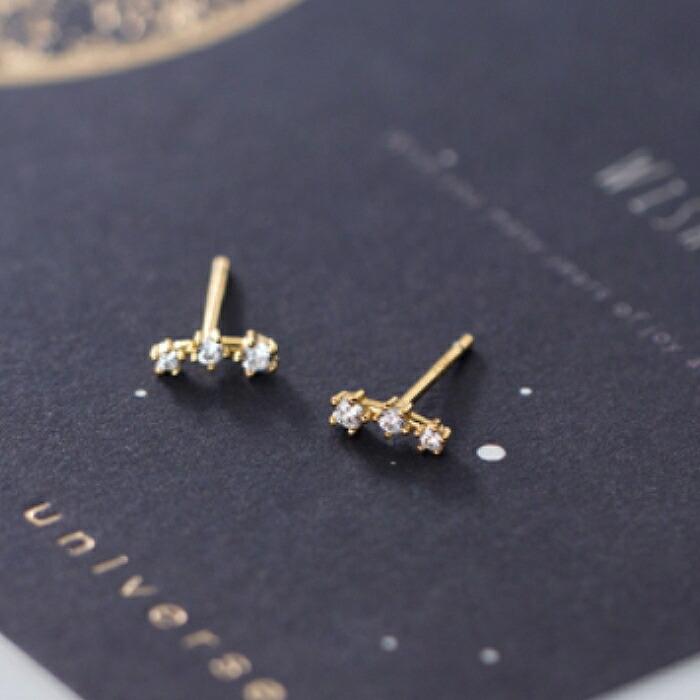 Silver925 ピアス ストーン シンプル 星 流れ星 流星 シルバー ゴールド ローズ 金属アレルギー対応 アレルギー用 ローズゴールド シンプル シルバーピアス 爆買 |  | 01