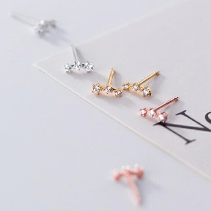 Silver925 ピアス ストーン シンプル 星 流れ星 流星 シルバー ゴールド ローズ 金属アレルギー対応 アレルギー用 ローズゴールド シンプル シルバーピアス 爆買 |  | 02