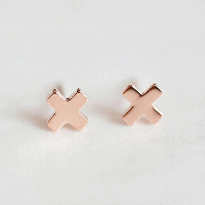 クロスピアス 医療用ステンレス 316L シルバー ゴールド ローズ シンプル つけっぱなし シンプルピアス アレルギー対応 ピアス サージカルステンレス 爆買 |  | 02