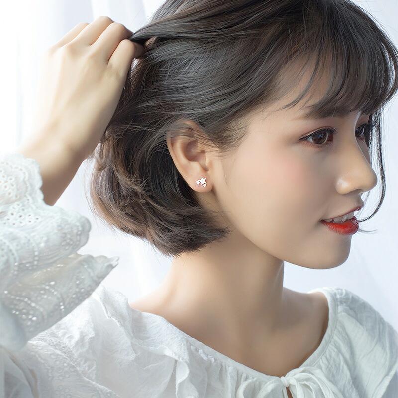 ピアス 三つ星 小さい 星 スター シンプル 軟骨 金属アレルギー シルバー 小さめ ミニ シルバー925 アレルギー対応 20G 仕事用 小さいピアス 三つ星ピアス 爆買 |  | 01