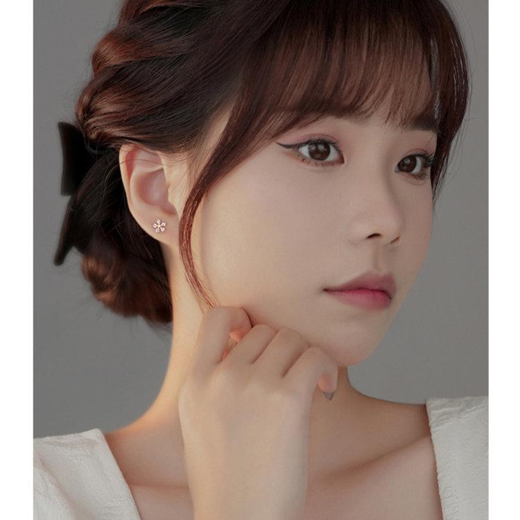 ピアス 花 フラワー ローズゴールド 小さい シンプル 軟骨 シルバー999 アレルギー対応 20G 仕事用 小さいピアス シンプルピアス セカンドピアス 爆買 |  | 07